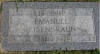 Emanuel Eisenbrau - 27-02-1870 - 14-05-1932 - Grabplatte