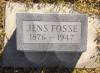 Jens Fosse - 1876-1947 - Grabstein